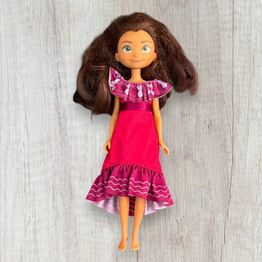 Disney Princess Moana Toddler Doll 7.5” Mini Figure Brown Hair Dress